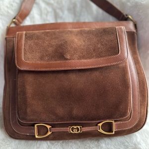 Gucci vintage suede Bag